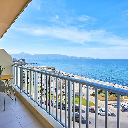 Crete - Heraklion Sea View Apartment 1 Bagian luar foto
