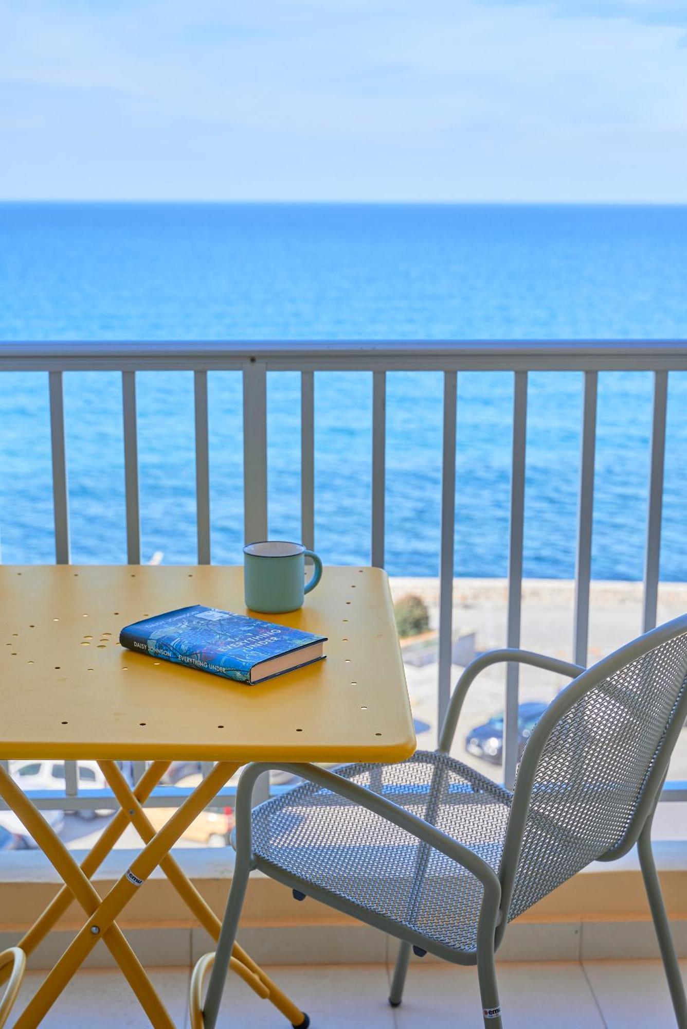 Crete - Heraklion Sea View Apartment 1 Bagian luar foto